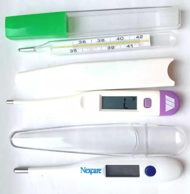 Thermometers ORAL 3pcs Nexcare / Mabis / Geratherm 1/10C