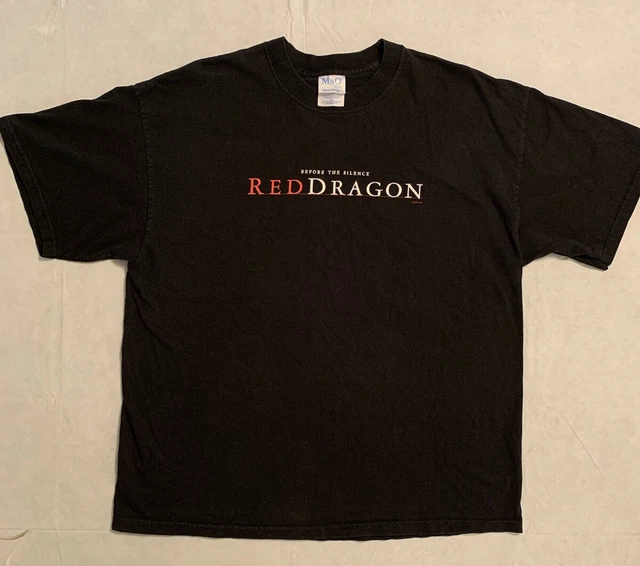 VINTAGE 2002 BEFORE The Silence Of The Lambs RED DRAGON Promo Shirt