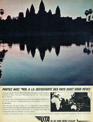 publicité Advertising 0321 1966  Total carburants Pont du Gard  raffinerie  par 