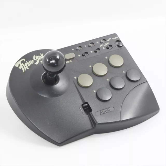 ASCII FIGHTER STICK MD Fighting Controller For Mega Drive SEGA 1318
