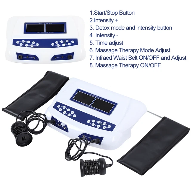 Máquina de cuidado de la salud multifunción Footbath Spa desintoxicación de iones negativos para 2 Peo GF0