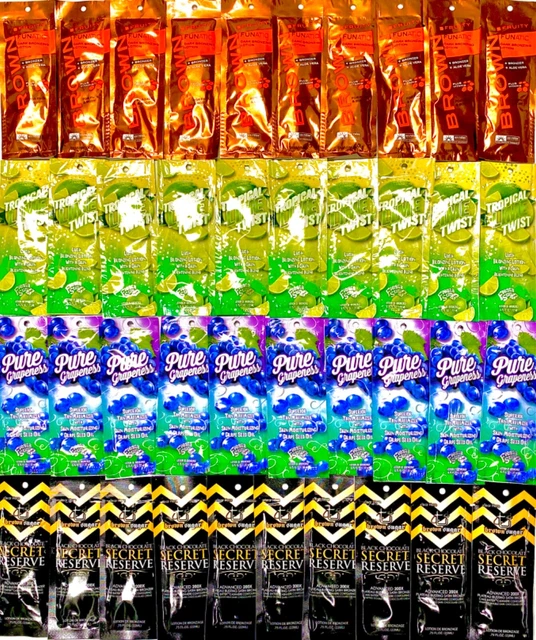 End Of Line Wholesale Sunbed Tanning Lotion Cream Sachets Accelerator Non Tingle • £47.50 (1) End Of Line Wholesale Sunbed Tanning Lotion Cream Sachets Accelerator Non Tingle • £47.50 (1)