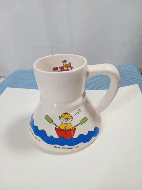 Vintage No Spill Captains Mug 