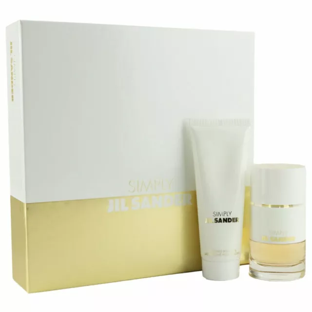 Jil Sander Simply Set 40 ml Eau de Toilette EDT Damenparfum & 75 ml Body Milk