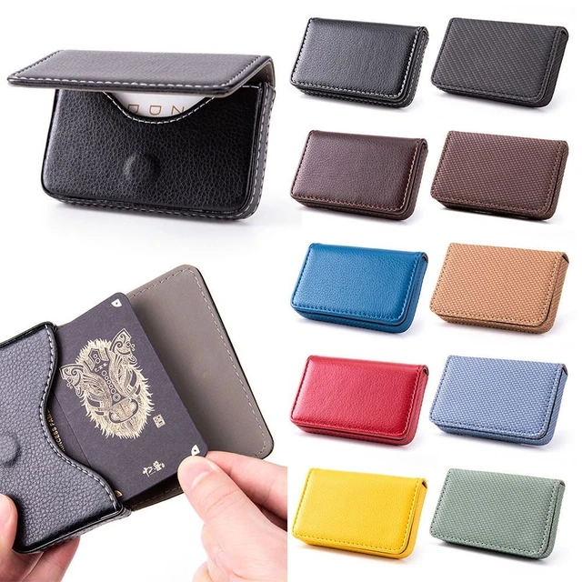 Porta Biglietti Da Visita A Forma Di Panda - Pelle PU E Acciaio, 9.3x5.8x1 Cm, Per Uomo E Donna