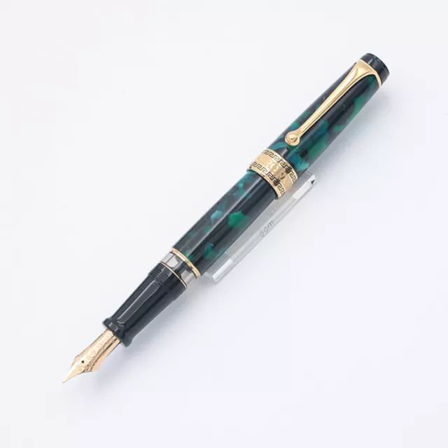 Aurora optima green NIB 14K gold EF (4416)