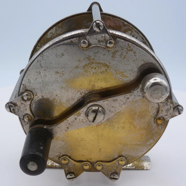 Scarce Julius Vom Hofe Raised Pillar "New Saltwater" Fly and Trolling Reel Scarce Julius Vom Hofe Raised Pillar "New Saltwater" Fly and Trolling Reel