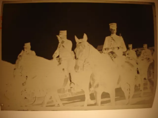 41 Blois . photo négatif . cheval. militaire . cavalier  . 1908