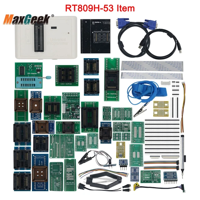 RT809H-53 Universal Programmer IC Programmer Practical EMMC-Nand FLASH Program