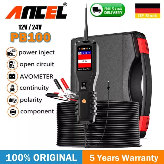 Ancel PB100 12&24V PowerScan Circuit Tester Electrical Power Probe Tastköpfe