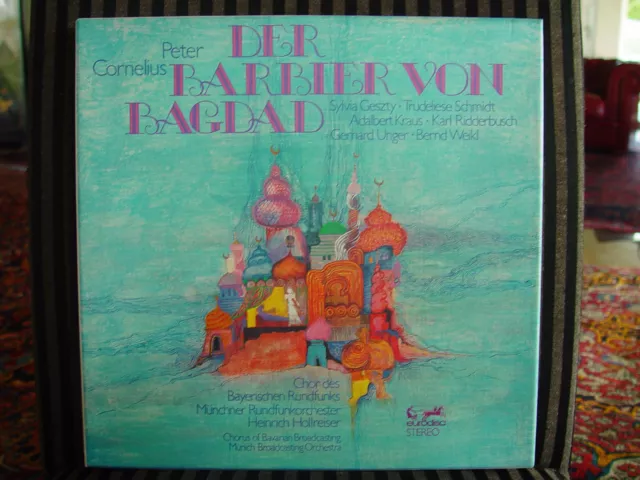 Peter Cornelius DER BARBIER VON BAGDAD Box Set Eurodisc