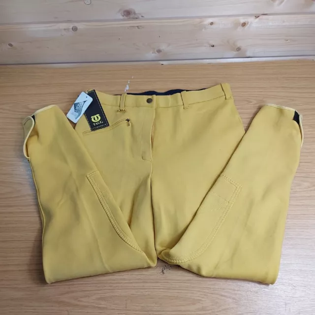 BNWT Tagg Alice Breeches - Adults 34,  Canary *Free Postage*