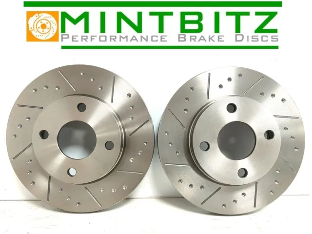 Sierra RS500 2WD Cosworth Rear (Dimpled Grooved) Performance Brake Discs