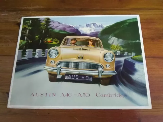 Austin A40-A50 Cambridge Sales Brochure, 1950S