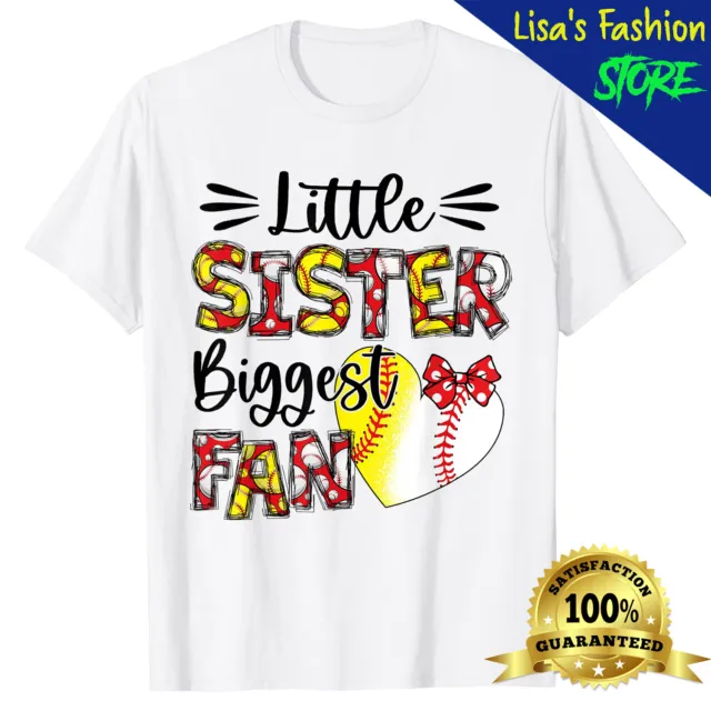 Baseball Sister Heart Softball Sister Life Women Mothers Day Unisex T-Shirt