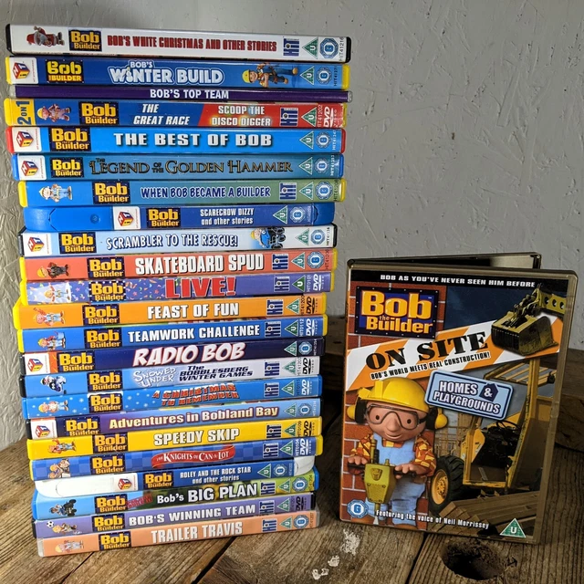 OFFICIAL BOB THE Builder Animation DVD Bundle/Collection/Job Lot x24 £