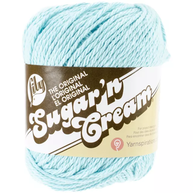 Lily Sugar'n Cream Yarn Solids-Seabreeze 102001-1201