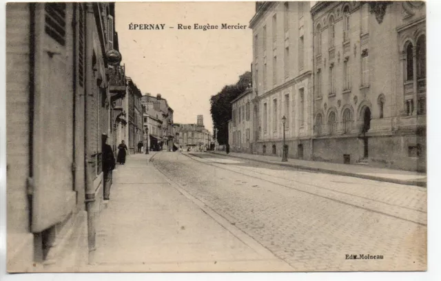 EPERNAY - Marne - CPA 51 - the streets - the street Eugene Mercier 1