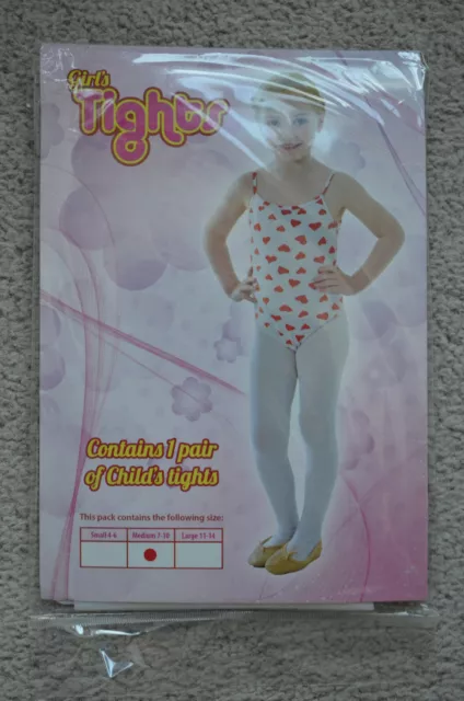 Collants en dentelle blanche bébé fleur fille baptême communion 7-10 Y