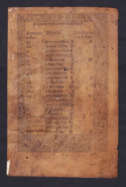 Libro Of Hours Livre D'Heures Libro 1490 Paría Pigouchet Incunable 3