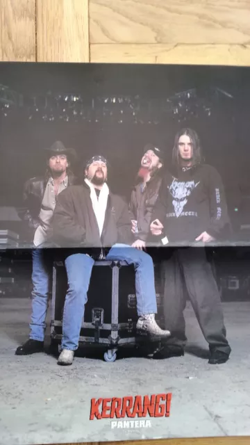 PANTERA packing case Centerfold magazine POSTER  17x11 inches