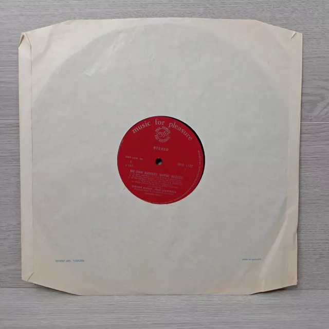 My Own Nursery Rhyme Record MFP 1192 1967 Vintage Vinyl LP EMI 33 1/MIN Stereo 3