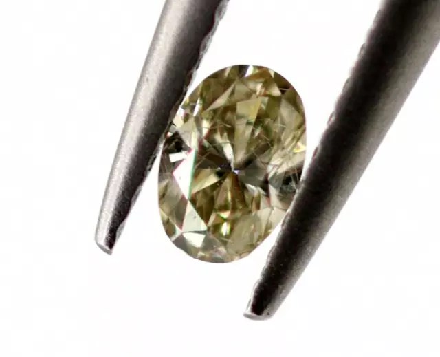 0.067 CT 3x2 MM Naturel Diamant Couleur K/SI2 Clarté Desseré Coupe Ovale