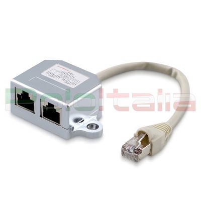 CAT ACCOPPIATORE CAVO ETHERNET RJ 45 ADATTATORE LAN GIUNTO PLUG PROLUNGA 