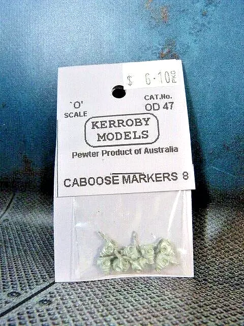 Kerroby Models details O Scale 1/48 1/43 whitemetal Caboose markers  Part #OD47