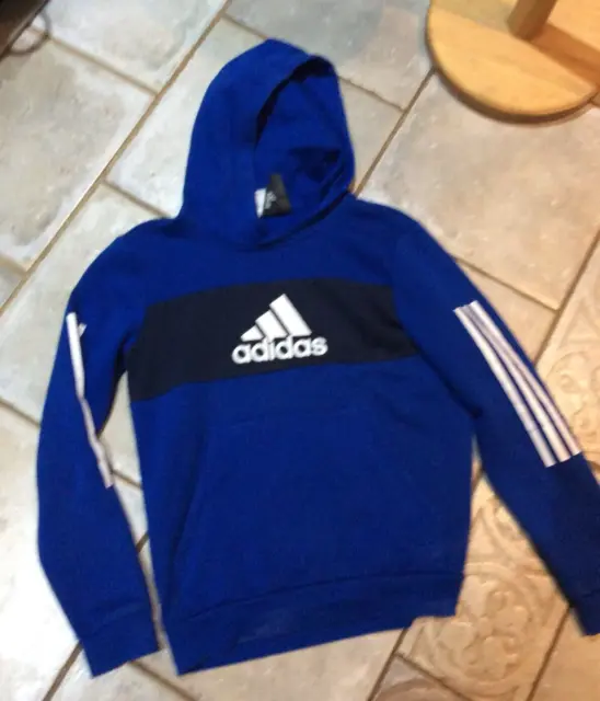 Adidas Hoodie Junior 11 - 12 years. Royal blue