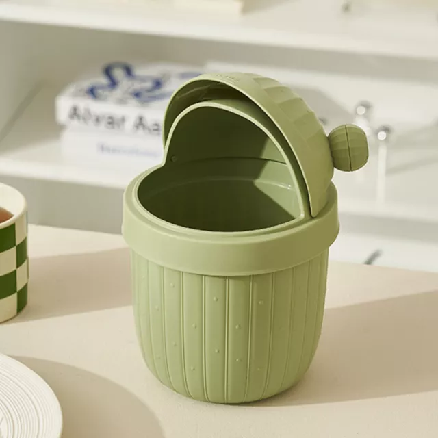 Desktop Trash Can Bedroom Waste Basket Creative Household Container