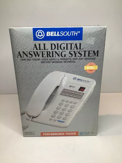Bell South Digital Answering Machine-Voice Menu- Instant Message Retrieval