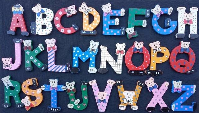 42 Holzstempel Set – Inkl. Alphabet, Zahlen & Symbole Für Basteln, Scrapbooking