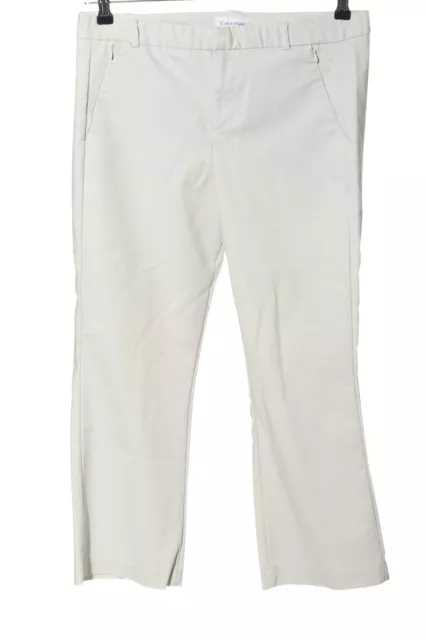 CALVIN KLEIN Pantalón tobillero Mujeres Talla EU 38 blanco puro look casual