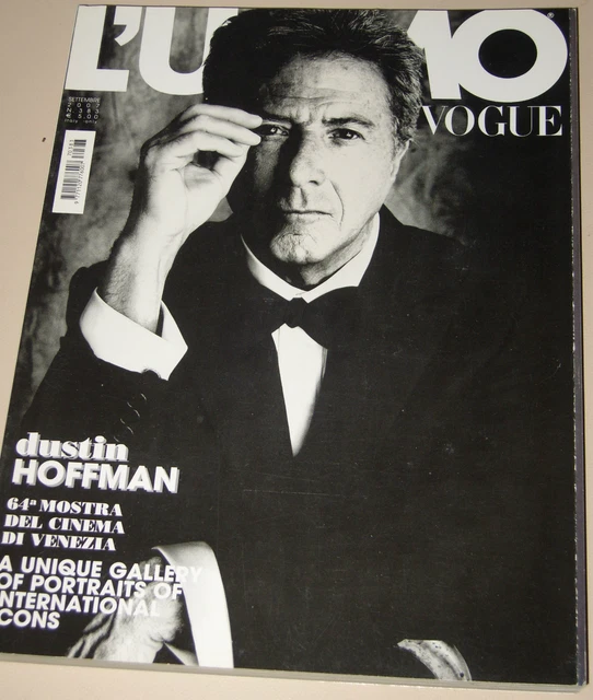 L'UOMO VOGUE MAGAZINE=2007/383=DUSTIN Hoffman=Steven Spielberg=David