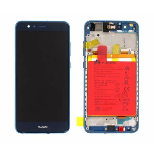 Ecran Complet Bleu Huawei P10 Lite (Châssis + Batterie) - Service Pack