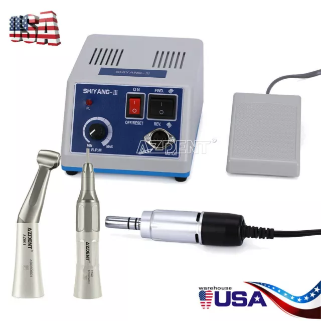 Dental Lab Electric Marathon Micromotor Polisher/Contra Angle/Straight Handpiece