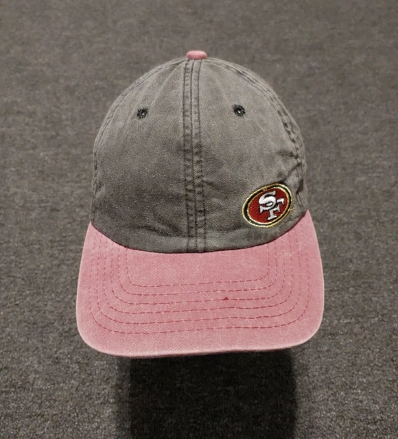Vintage KMG San Francisco 49ers Pro Model Hat Cap Adjustable Grey & Maroon