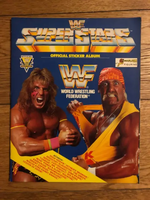 Album SUPERSTARS Euroflash WWF Wrestling CONDIZIONI PERFETTE FIGURINE