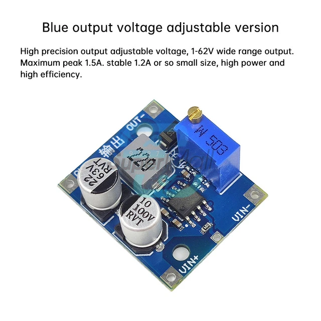 MINI DC-DC STEP-DOWN Power Module Buck Converter 5-80V to1-62V ...