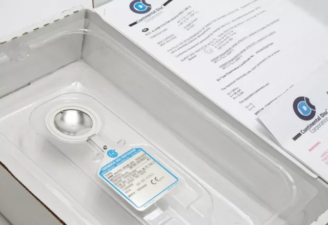 Continental Disc Corporation 40 mm sanitrx hpx-90 (na) disco rotto - inutilizzato/IMBALLO ORIGINALE -