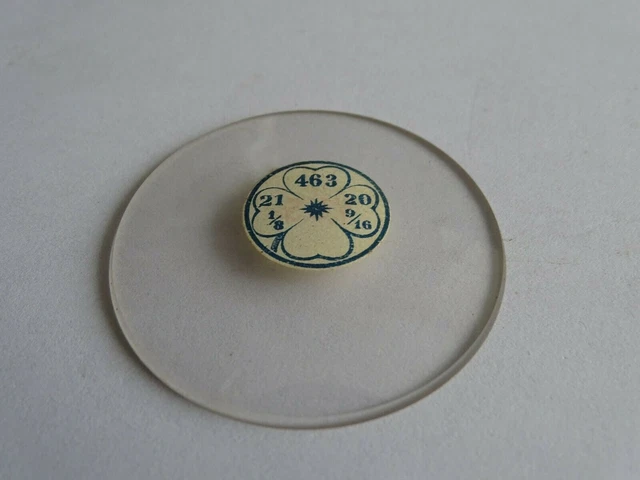 Verre Minéral Pour Montre Gousset – Diamètre 39 Mm – Neuf Sans étiquette – Pièce Horlogerie