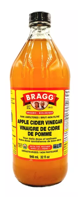 Bragg Organic Raw Unfiltered Apple Cider Vinegar - Apfelessig  946ml