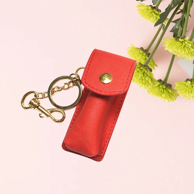 Trousseau De Voyage Cas Rouge À Lèvres Anneau Porte Clé Support Trompette