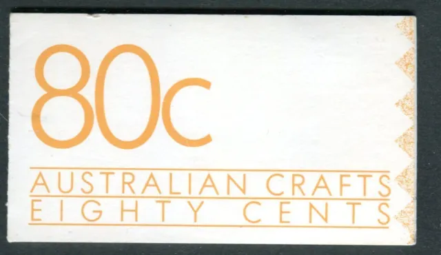 1988 Australian Crafts - 80c Stamp Booklet (SB62)