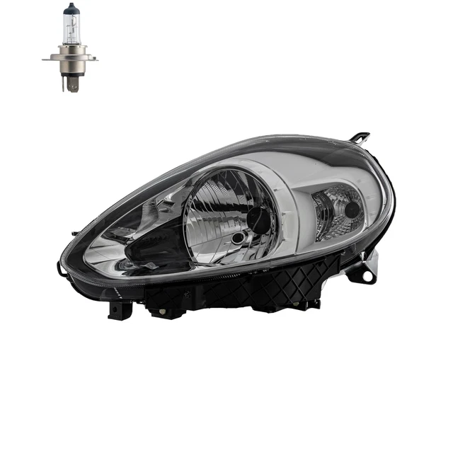 Phare Avant Gauche TYC Pour FIAT PUNTO EVO - 2 Pattes Cassées à Réparer | Occasion Fonctionnel
