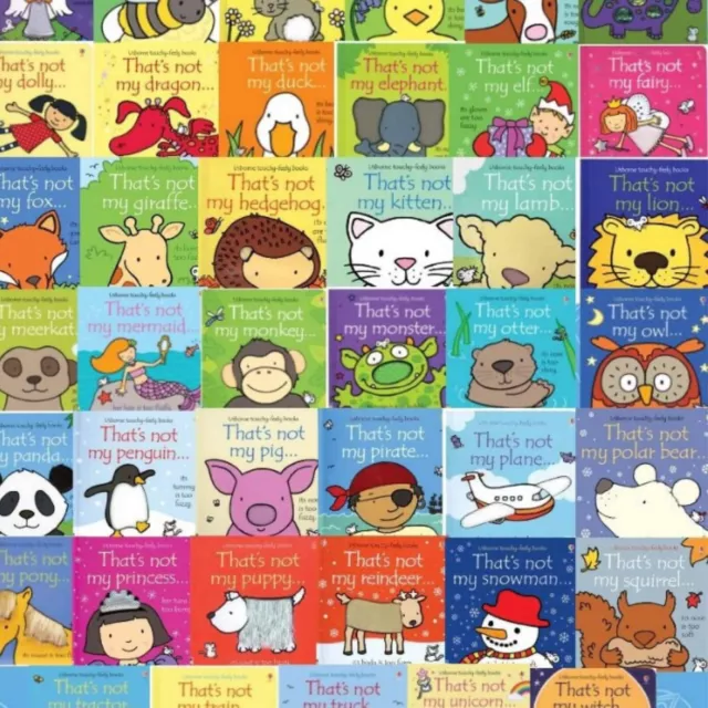 THATS NOT MY Books Touchy Feely Board Book Children Baby by Fiona Watts Usborne £3.99 PicClick UK