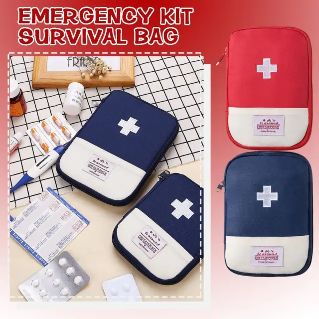 Tasche Reisen Männer Erste Hilfe Kit Medizin Mini Notfall Überleben Erste Hilfe S0V4