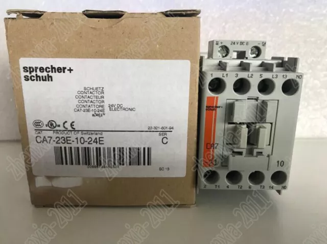 1PC used Sprecher+Schuh contactor CA7-23E-10-24E CA7-23E-10 #A1