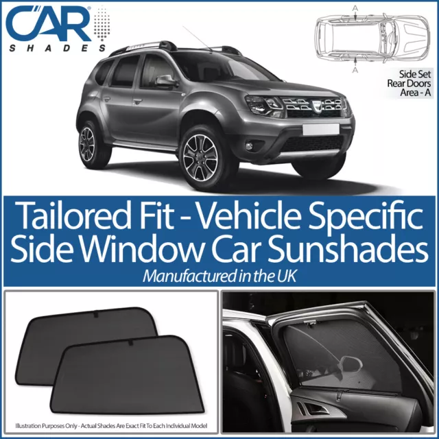 Dacia Duster 5 Door 2010-2018 CAR SHADES UK TAILORED UV SIDE WINDOW SUN BLINDS